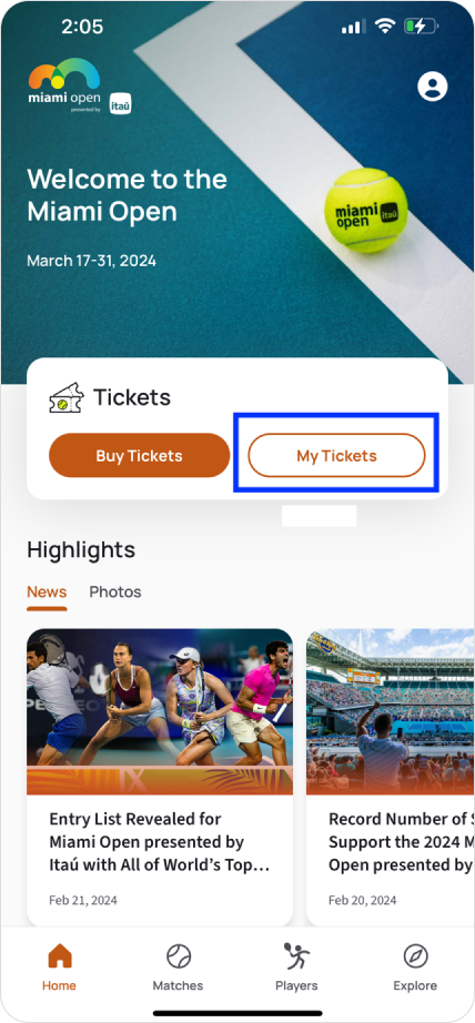 Miami Open App